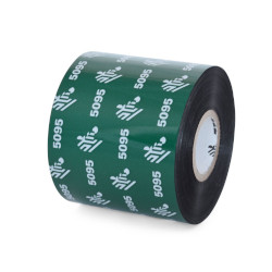 Carton de 6 ribbons thermal transfer, black en resine qualite 5095 60mmx300m for ZEBRA ZT 200
