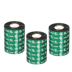 6 ribbons thermal transfer resine, 89mm x 450M, qualite 5095 for ZEBRA S4M