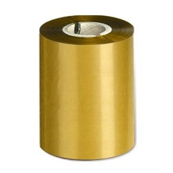 Carton de 6 rubans 5319 transfert thermique, cire couleur or 110mmx300m pour ZEBRA ZT 230