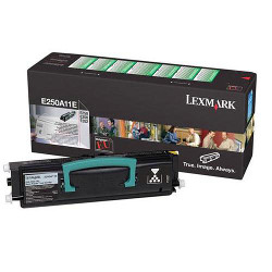 Toner noir 3500 pages E250A11E pour LEXMARK E 352