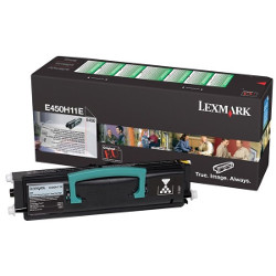 Toner noir LRP HC 11000 pages E450H11E pour IBM-LEXMARK E 450