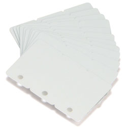 500 cartes en PVC blanc 0.76mm sécable en 3 mini cartes pour ZEBRA P 310i