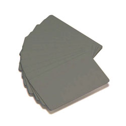500 cartes couleur argent metallisé 0.76mm pour ZEBRA P 110i