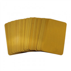 500 cartes PVC or metallisé 0.76mm for ZEBRA P 110m