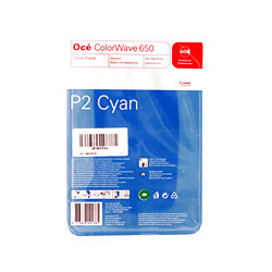 Cartouche toner cyan P2 500G réf 6874B007 pour OCE ColorWave 650