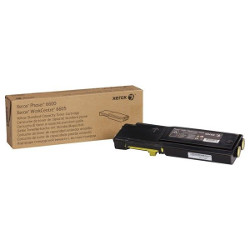Cartouche toner jaune 2000 pages pour XEROX Phaser 6600