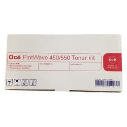 Kit de 2 toners 2x 450Gr récuperateur de toner inclus for OCE PlotWave 450