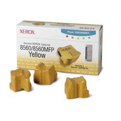 Encre solide 3 batonnets jaune 3400 pages pour XEROX MFP 8560