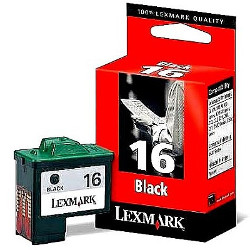 Cartouche N°16 noire 335 pages pour IBM-LEXMARK X 1140