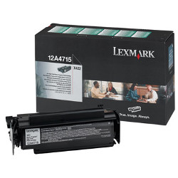 Cartouche toner noir 12000 pages pour IBM-LEXMARK X 422