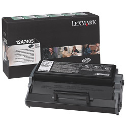 Cartouche toner noir HC 6000 pages  pour IBM-LEXMARK E 323