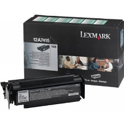 Cartouche toner noir  prebate 10.000 pages pour IBM-LEXMARK T 420