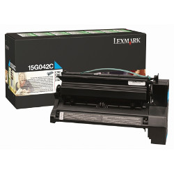 Toner cyan 15000 pages pour IBM-LEXMARK C 752