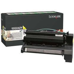 Toner jaune 15000 pages pour IBM-LEXMARK C 752