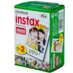 Pack de 2x10 papier photo pour FUJI Instax Mini
