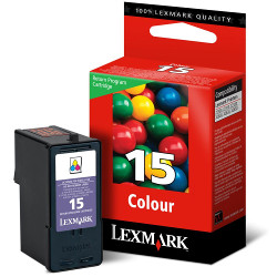 Cartouche N°15 3 couleurs 150 pages pour IBM-LEXMARK X 2600