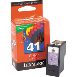 Cartouche N°41  3 couleurs 210 pages pour LEXMARK X 7550