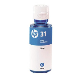 Bouteille d'encre N°31 encre cyan 70ml pour HP Smart Tank 455