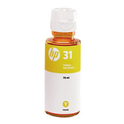 Bouteille d'encre N°31 encre jaune 70ml pour HP Smart Tank 457