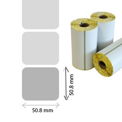 20 rolls d'etiquettes couché thermique 50.8x50.8mm 185 eti for ZEBRA QL420