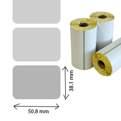 20 rolls d'etiquettes couché thermique 50.8x38.1mm 250eti for ZEBRA QL320