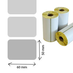 16 rolls d'etiquettes couché thermique 60x50mm 300eti for ZEBRA QLn420