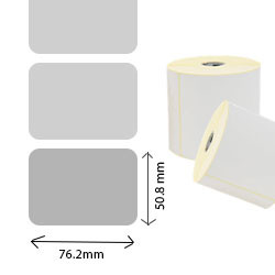 20 rouleaux d'etiquettes code barres thermique direct 76.2x50.8mm 300eti pour ZEBRA QLn320