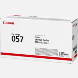 Cartridge 057 black toner 3100 pages for CANON LBP 228