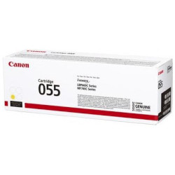 Cartouche 055 toner jaune 2100 pages pour CANON iSensys LBP 660