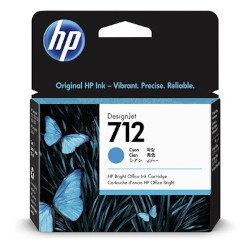 Cartridge n°712 inkjet cyan 29ml for HP Designjet T 250