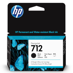 Cartridge n°712 inkjet black 38ml for HP Designjet T 230