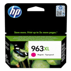 Cartouche N°963XL jet d'encre magenta 1600 pages pour HP Officejet Pro 9015