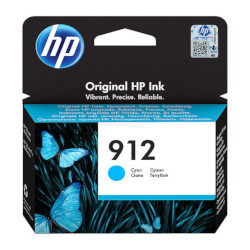 Cartouche N°912 jet d'encre cyan 315 pages pour HP Officejet Pro 8024