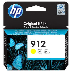 Cartridge N°912 inkjet yellow 315 pages for HP Officejet 8010