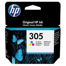 Cartouche N°305 couleurs 100 pages pour HP Deskjet 4130