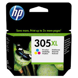 Cartouche N°305XL couleurs 240 pages pour HP Envy Pro 6430