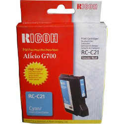 Encre cyan HC GelSprinter RCC21 2000 pages pour RICOH Aficio G 700