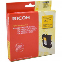 Encre jaune GelSprinter GC-21Y 1000 pages pour RICOH GX 7000