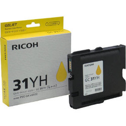 Cartouche GC31YH Gel jaune 4890 pages pour RICOH Aficio GX e7700