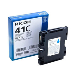 Cartouche GC41C gel cyan 2200 pages  pour LANIER SG 3100