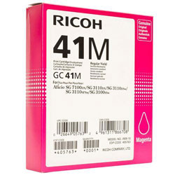 Cartouche GC41M gel magenta 2200 pages pour RICOH Aficio SG3100