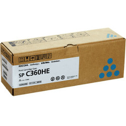 Cartouche toner cyan HC 5000 pages pour RICOH SP C361