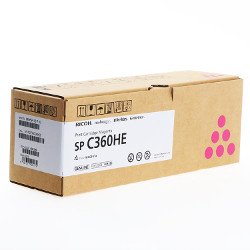 Cartouche toner magenta HC 5000 pages pour RICOH Aficio SP C361