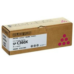 Toner cartridge magenta tres HC 9000 pages for RICOH SP C361