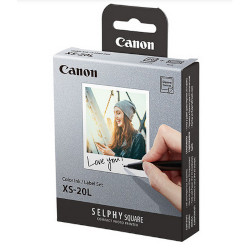 Papier photo instantané x20 and ribbon for CANON Square QX10
