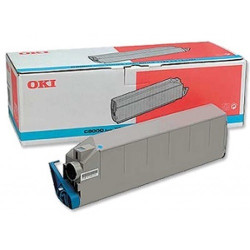 Toner cyan pour OKI C 9200