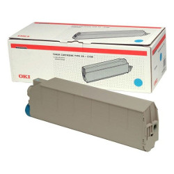 Cyan toner 15000 pages for OKI C 9300