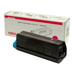 Magenta toner 5000 pages for OKI C 5400