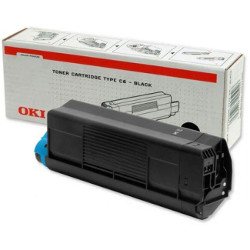 Toner noir 5000 pages pour OKI C 5400