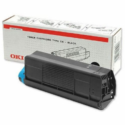 Cartouche toner noir 3000 pages  pour OKI C 5200